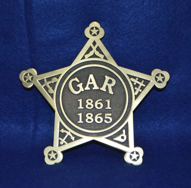 GAR Brass Grave Marker suvcw